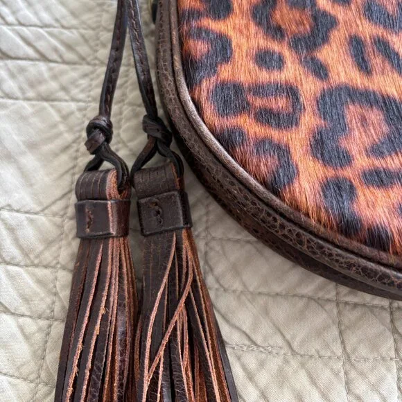 Patricia Nash, Leopard Print, Scafati Canteen Crossbody Bag - Picture 2 of 5